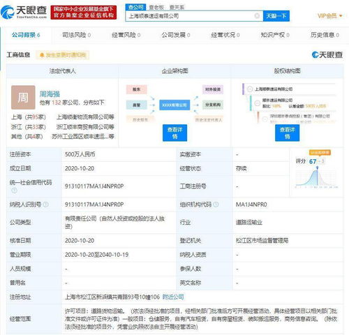 順豐關聯公司上海布局新業務，拓展租賃與咨詢服務